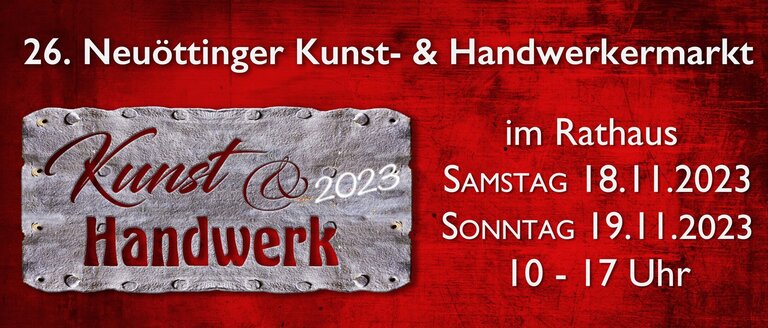 26. Neuöttinger Kunst- & Handwerkermarkt