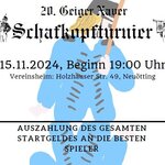 20. Geiger Xaver Schafkopfturnier